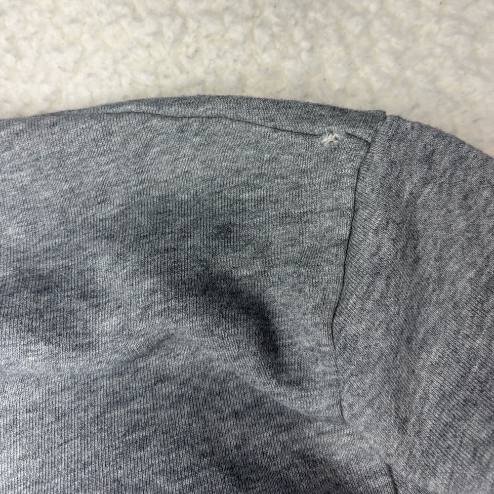 BYLT Men Gray Active Fleece Core Crewneck Sweatshirt - Picture 13 of 13